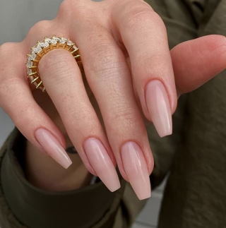 glossy nail art